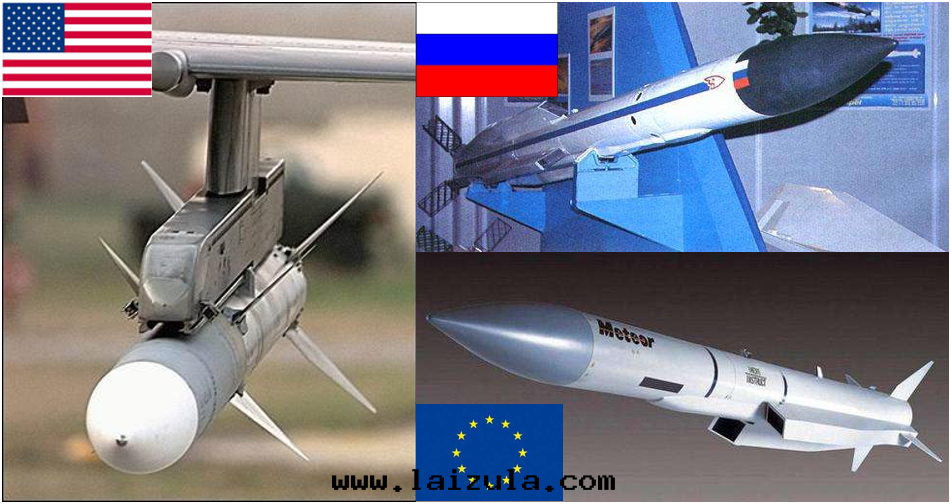 美(měi)俄歐主(zhǔ)動(dòng)雷(léi)达(dá)制導中(zhōng)距空(kōng)空(kōng)彈浅析